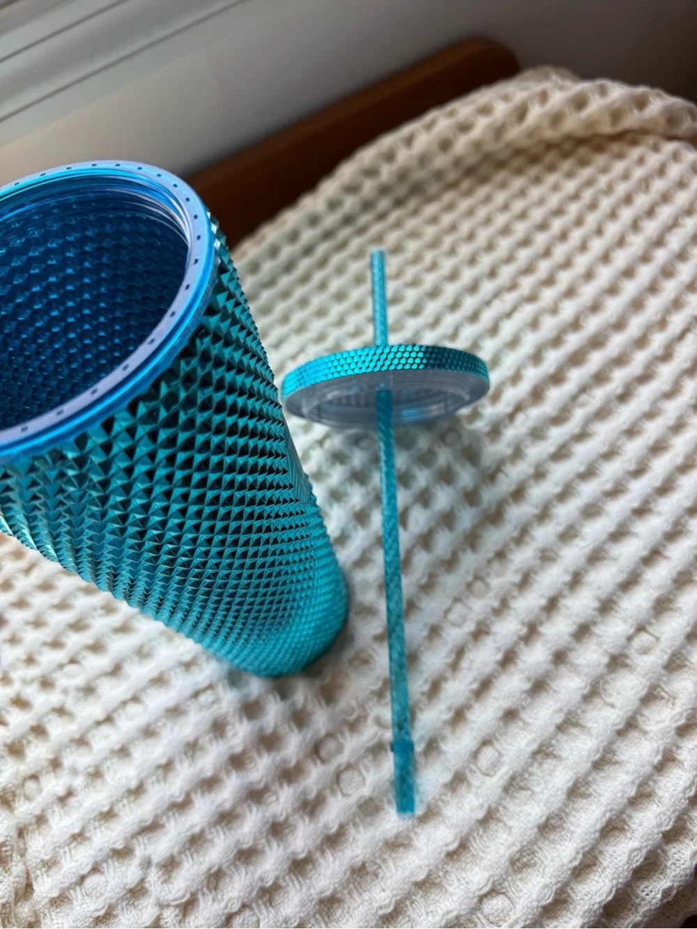 Starbucks Teal 24oz Studded Cold Cup Tumbler